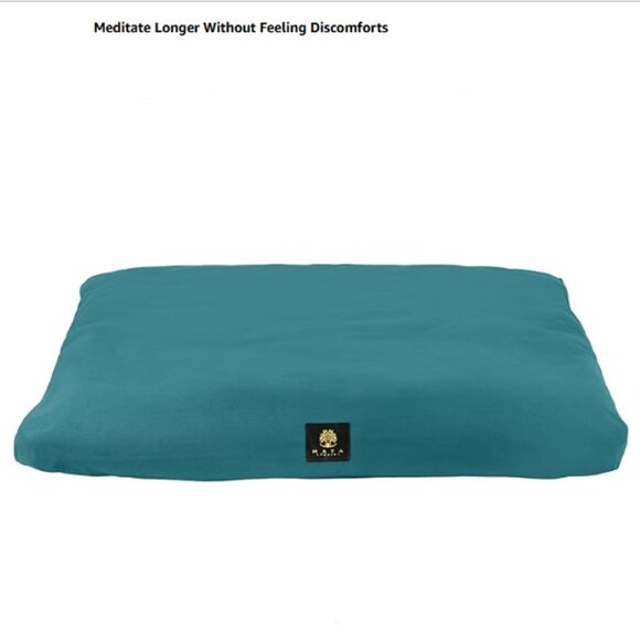 Zabuton Meditation Mat - Luxurious Meditation Cushion Floor Pillow - Picture 1 of 8